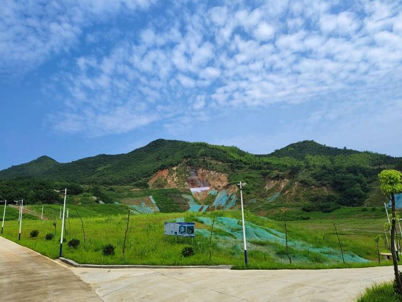 銅山、前山露天采坑復墾項目完成